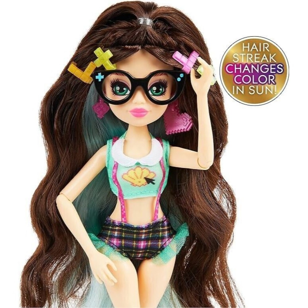 MERMAID HIGH, Spring Break Raynea Mermaid Doll & Accessories with Removable Tail - Picture 3 of 5